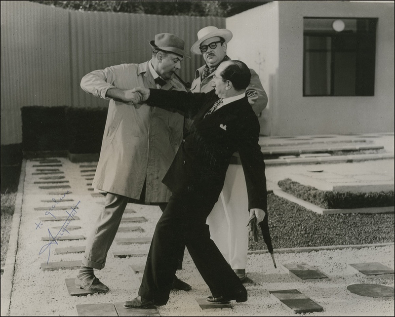 Lot 1105 Jacques Tati Signed Photograph