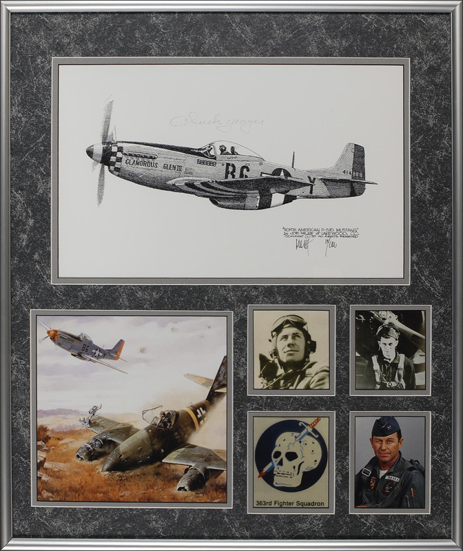 Lot 512 Chuck Yeager Print