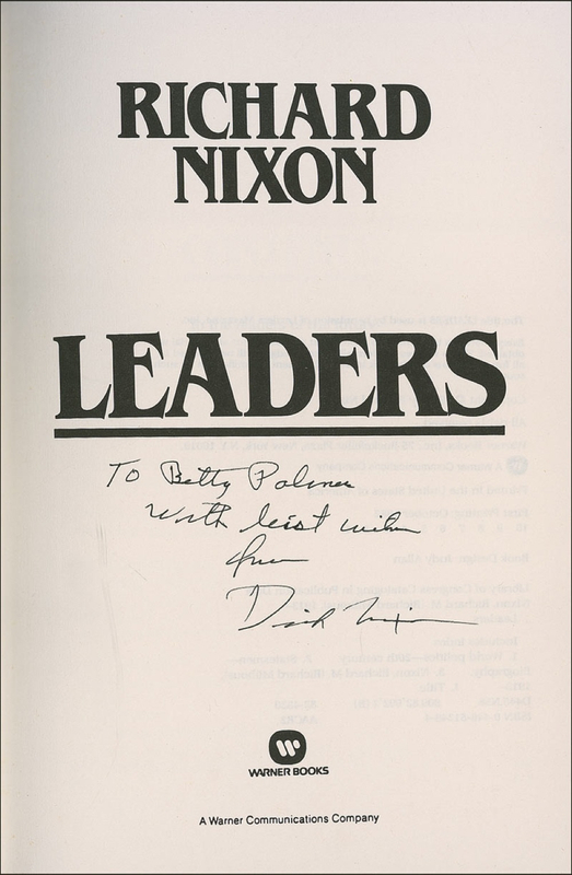Lot 110 Richard Nixon