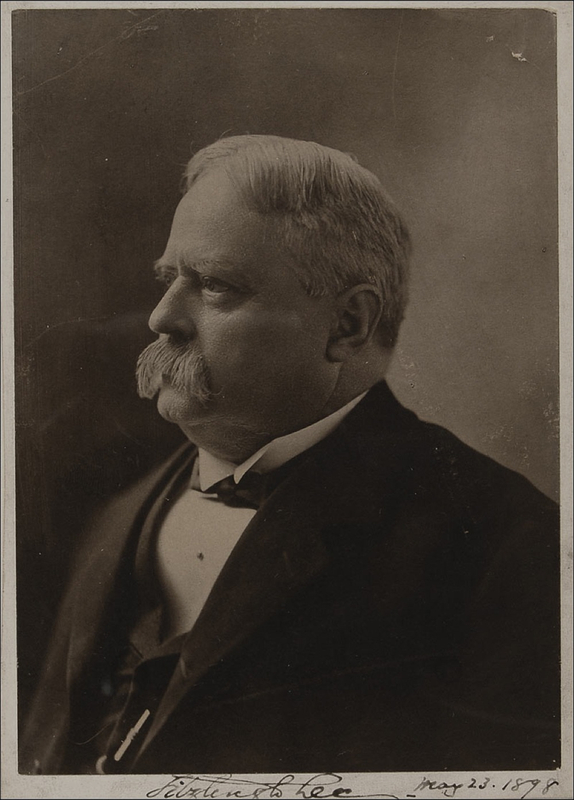 Lot 376 Fitzhugh Lee: Spanish-American War dated Fitzhugh Lee portrait