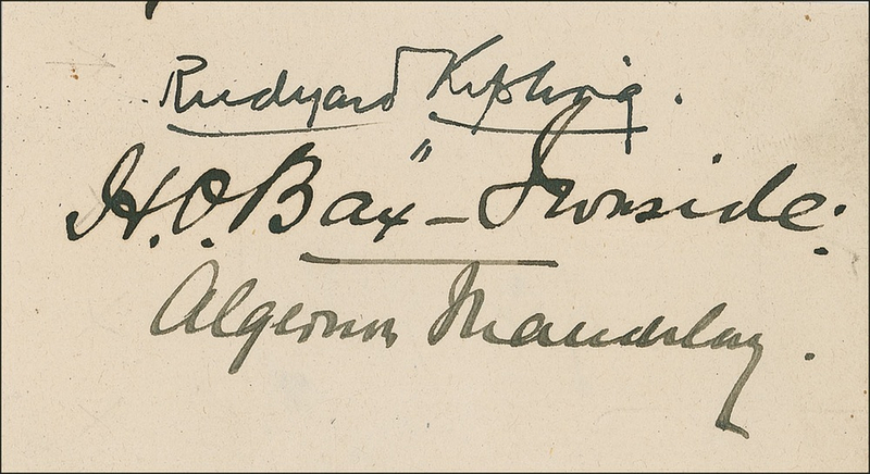 Lot 570 Rudyard Kipling