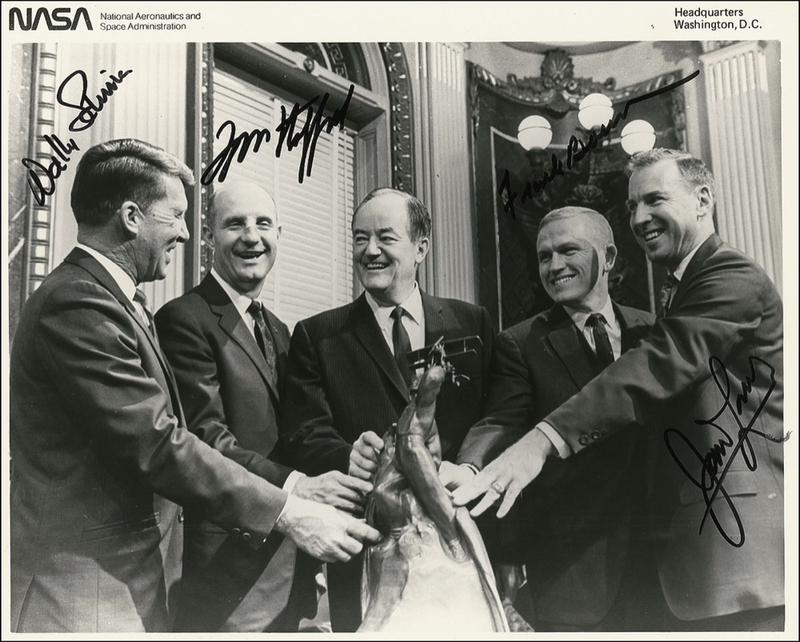 Lot 460 Gemini 6 and 7 Signed Photograph