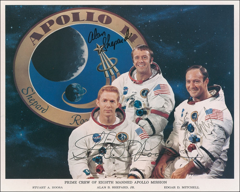 Lot 429 Apollo 14 Signed Photograph