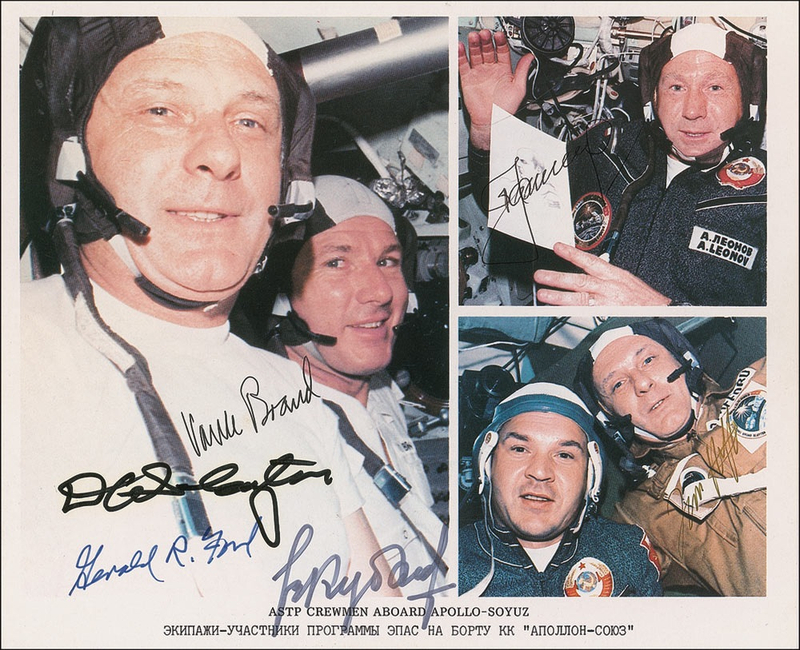 Lot 436 Apollo-Soyuz Signed Photograph