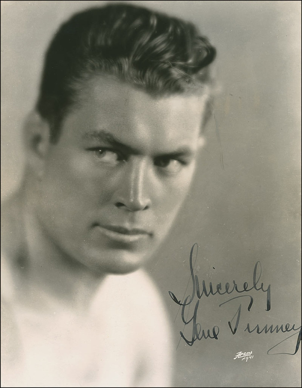 Lot 1312 Gene Tunney Signed Photograph