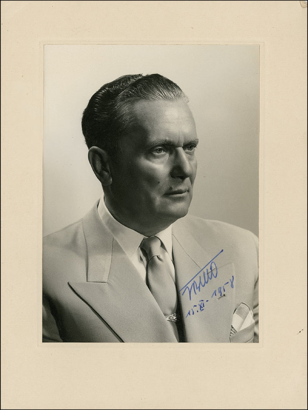 Lot 323 Josip Tito Signed Photograph