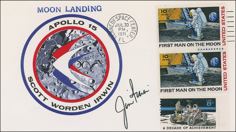 Lot 470 Jim Irwin First Day Cover
