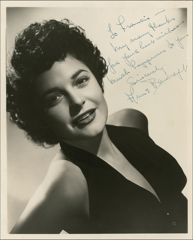 Lot 871 Anne Bancroft Signed Photograph