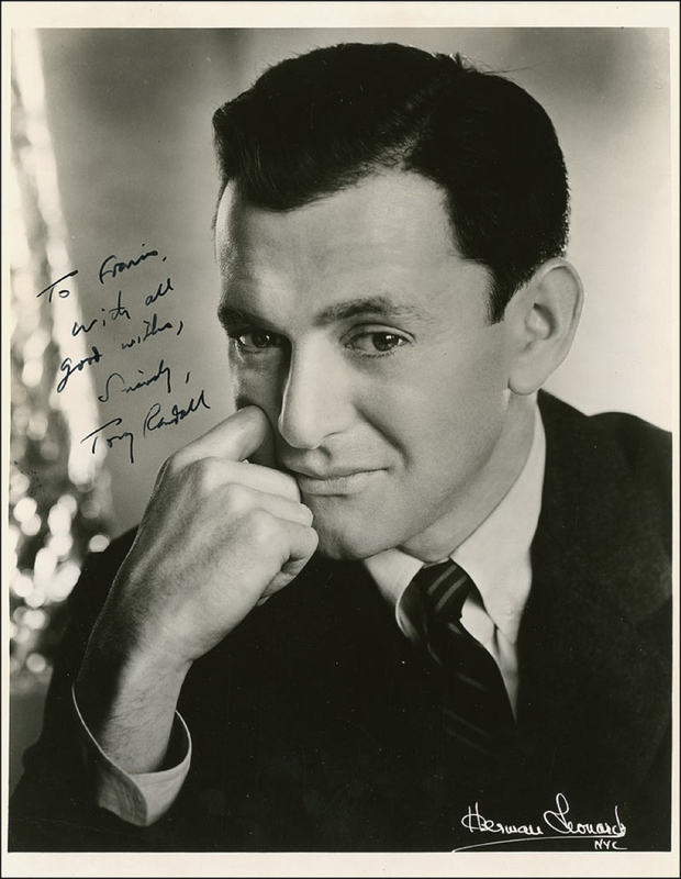 Lot 1071 Tony Randall Signed Photograph