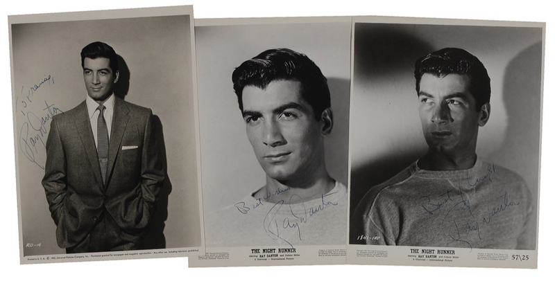 Lot 922 Ray Danton Signed Photographs