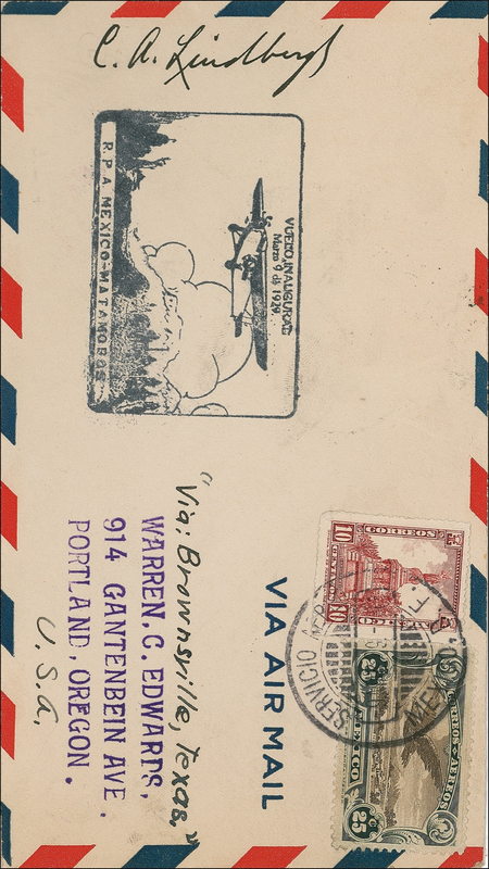 Lot 476 Charles Lindbergh First Day Cover