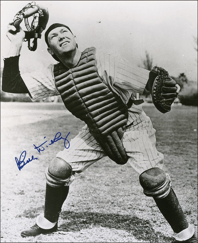 Lot 1163 Yogi Berra and Bill Dickey Signed Photographs