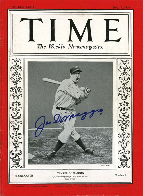 Lot 1193 Joe DiMaggio Magazine