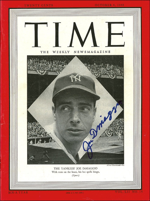 Lot 1194 Joe DiMaggio Magazine