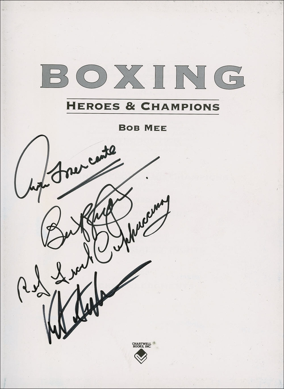 Lot 1166 Boxing Greats Book