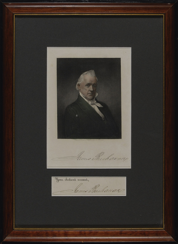 Lot 6 James Buchanan Signature