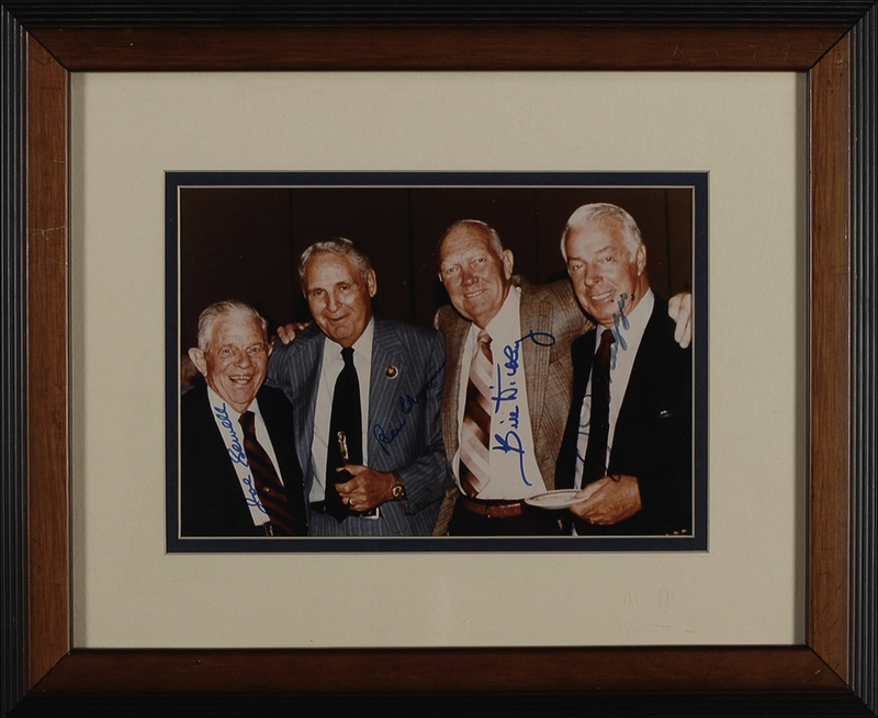 Lot 1160 Baseball: DiMaggio, Sewell, Dickey, and Chapman Signed Photograph