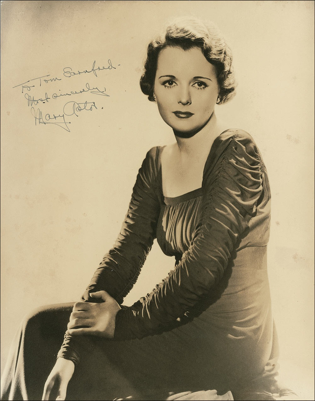 Lot 864 Mary Astor Signed Photograph
