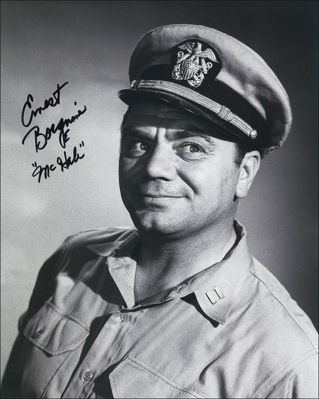 Lot 887 Ernest Borgnine Signed Photograph