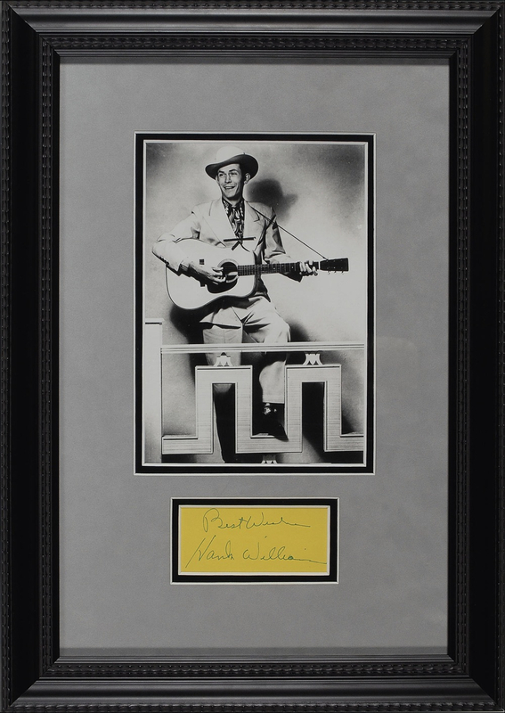 Lot 850 Hank Williams, Sr. Signature