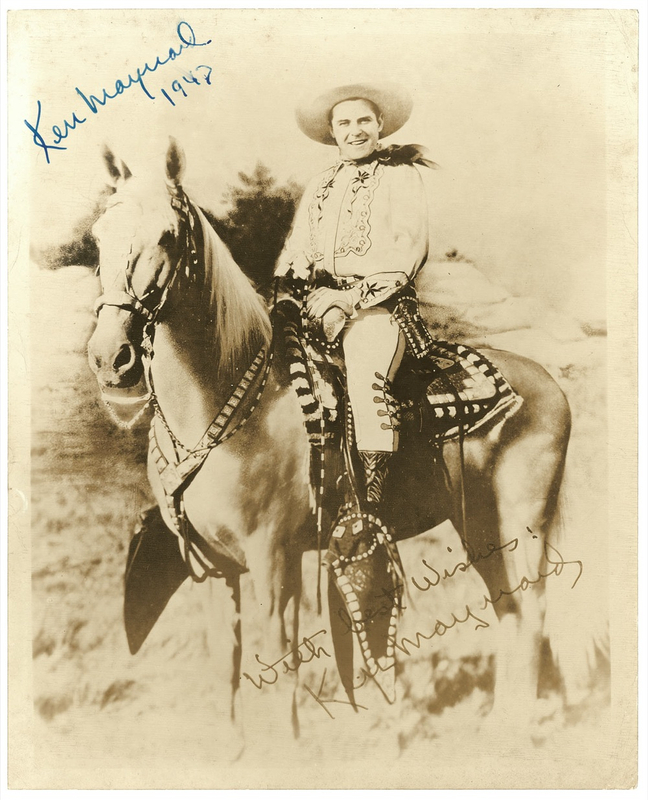 Lot 1043 Ken Maynard Signed Photograph