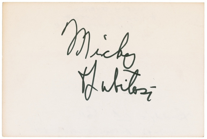 Lot 881 Robert Blake: As “Mickey Gubitosi,” his real name