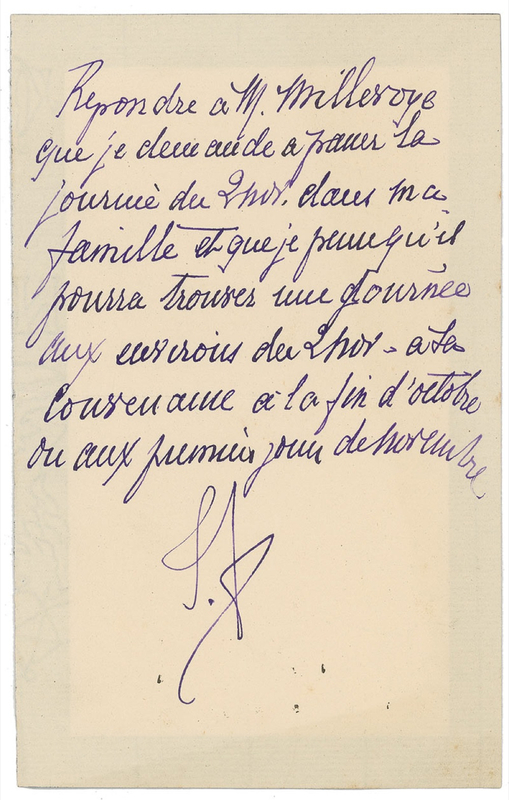 Lot 358 Ferdinand Foch Letters