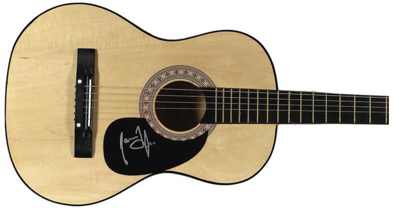 Lot 838 James Taylor Guitar