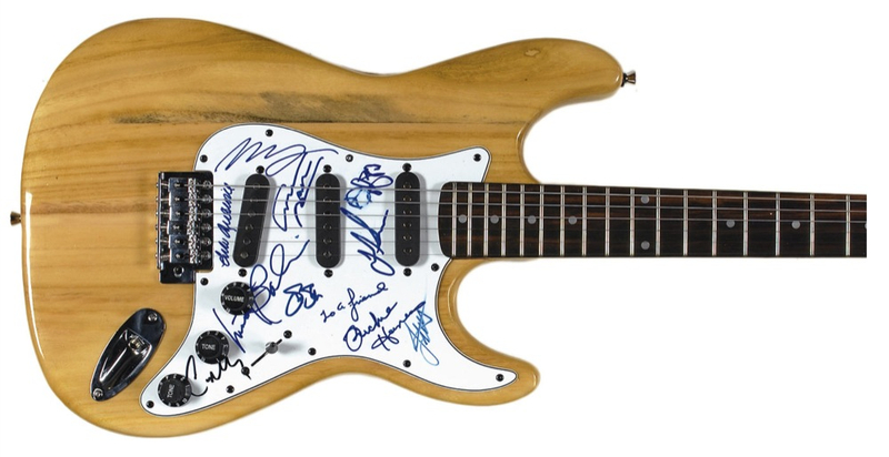Lot 852 Woodstock Guitar