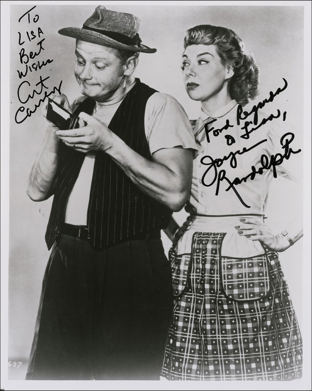 Lot 988 Honeymooners: Carney and Randolph