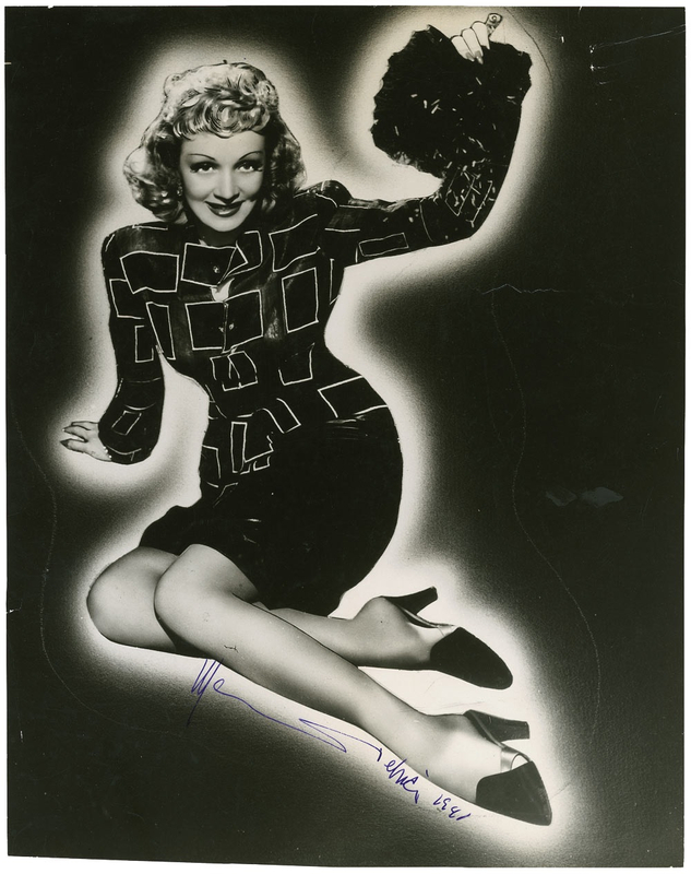 Lot 929 Marlene Dietrich Signed Photograph
