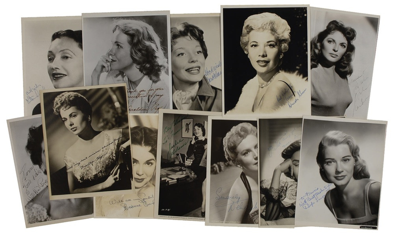 Lot 859 Actresses Signed Photographs