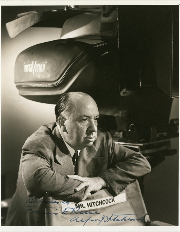 Lot 986 Alfred Hitchcock Signed Photograph