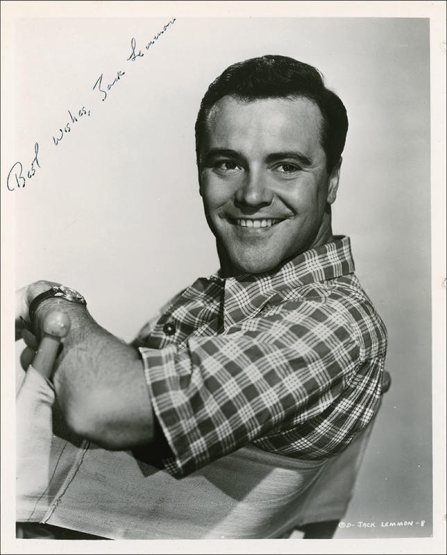 Lot 1029 Jack Lemmon Signed Photograph
