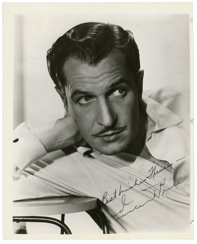 Lot 1070 Vincent Price