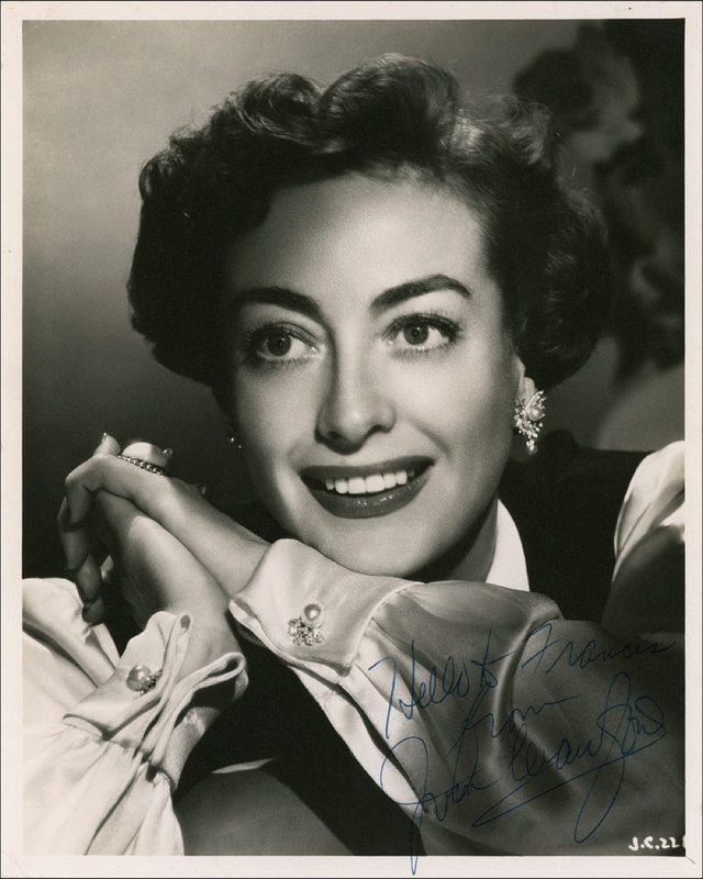 Lot 918 Joan Crawford Signed Photograph