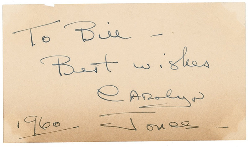 Lot 997 Carolyn Jones