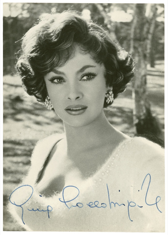 Lot 1033 Gina Lollobrigida Signed Photograph