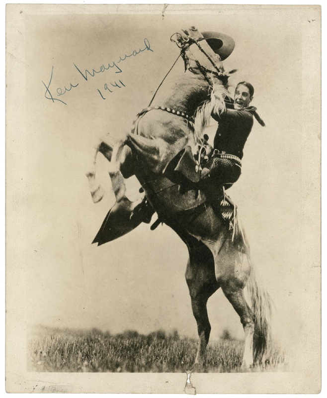 Lot 1044 Ken Maynard Signed Photographs