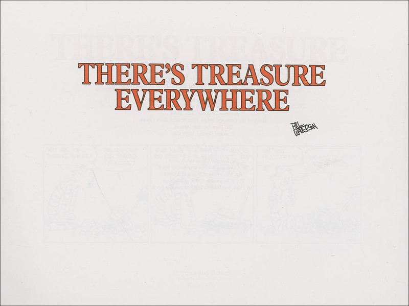 Lot 662 Bill Watterson Book
