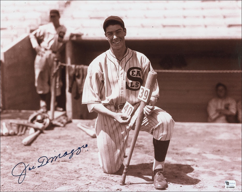 Lot 1200 Joe DiMaggio Signed Photograph