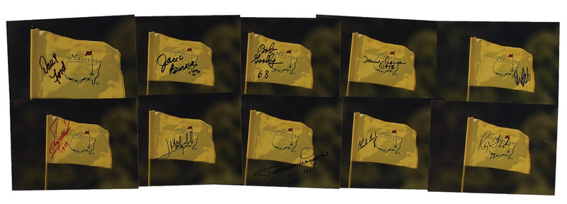 Lot 1218 Golf: Masters Champions Signed Photographs