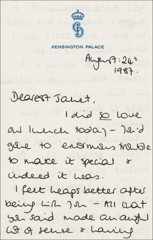 Lot 230 Diana: With her marriage in trouble, a relieved Diana confides “all that you said made an awful lot of sense”