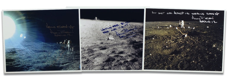 Lot 447 Alan Bean Signed Photographs
