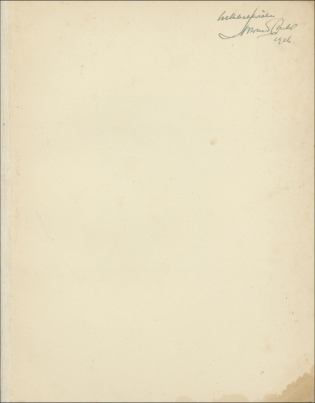 Lot 198 Howard Carter: The discoverer of Tut’s Tomb reports on a prior excavation