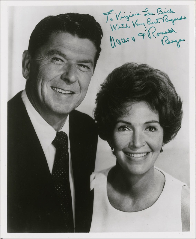 Lot 135 Ronald and Nancy Reagan Signed Photograph