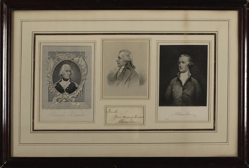 Lot 263 Alexander Hamilton: Perished at the hand of Aaron Burr