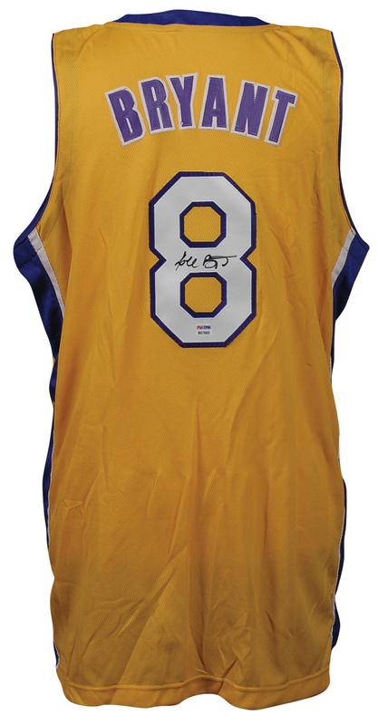 Lot 1171 Kobe Bryant Basketball Jersey