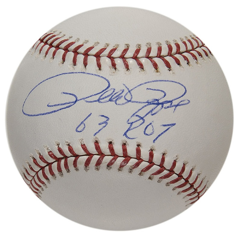 Lot 1287 Pete Rose Baseball