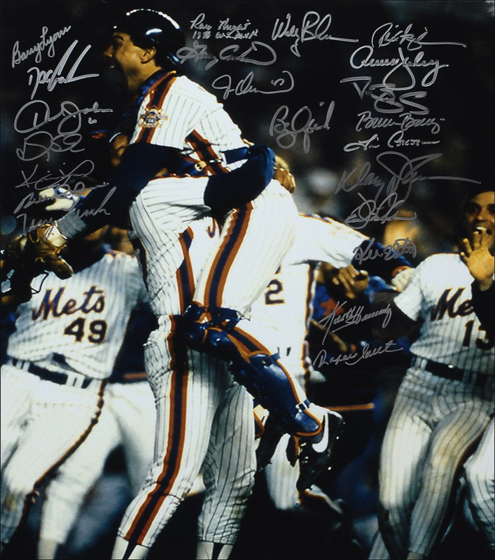 Lot 1273 NY Mets Signed Photograph